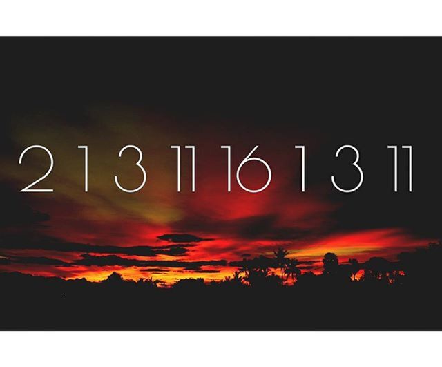 transfer print, auto post production filter, text, western script, red, communication, sunset, copy space, sky, no people, silhouette, frame, capital letter, outdoors, orange color, dark, night, close-up, nature