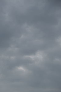 Low angle view of storm clouds in sky