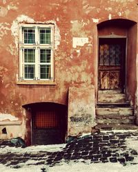 Exterior of old building