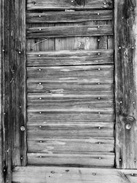 Full frame shot of wooden door