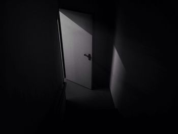 View of the dark