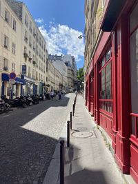 Paris montmartre in the sun