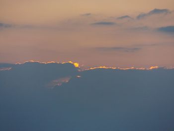 Scenic view of sky at sunset