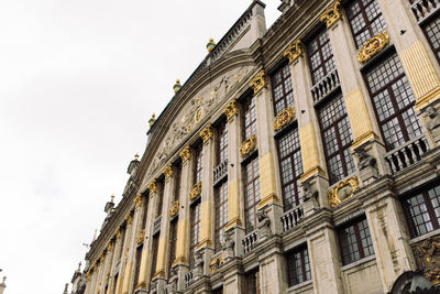 Low angle view of historical building