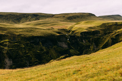 Scenic view of landscape against sky