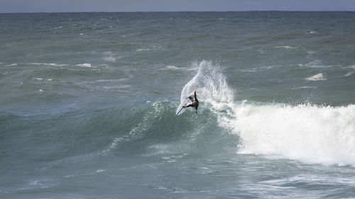 Surfer in sea