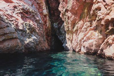 Scenic view of cave