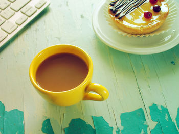 Close-up of drink on table
