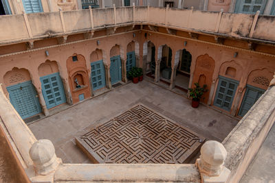 Low angle view of old building