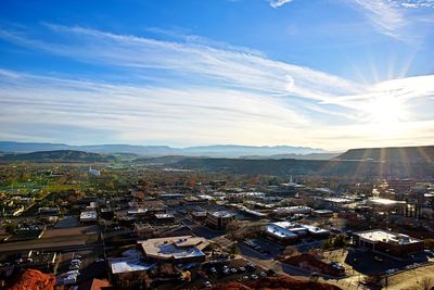 Aerial view of cityscape