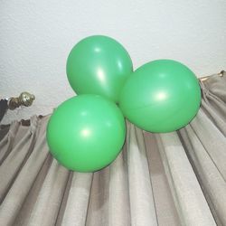 High angle view of balloons on table