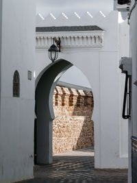 Empty street in the old medina of assilah