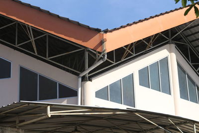 Low angle view of building against sky