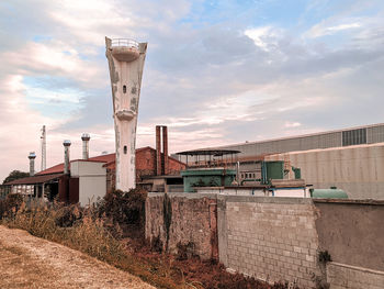 View of old building against sky