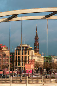 View of the st. katharinen church in hamburg.