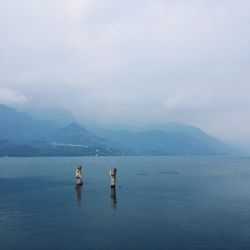 A view of lake atitlan  in guatemala. 