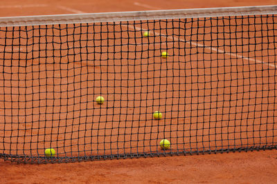 Full frame shot of tennis court