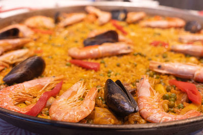 Close-up of food in plate