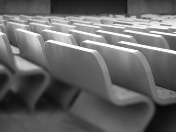 Full frame shot of chairs