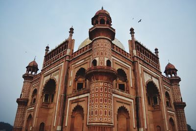 Low angle view of historical building against clear sky