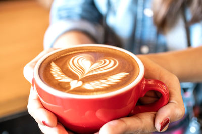 Close-up of coffee cup