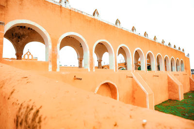 View of fort against clear sky