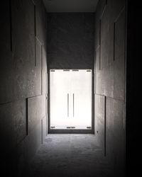 Entrance of building