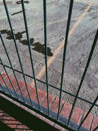 High angle view of building