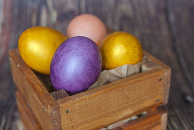 Close-up of fruits on table