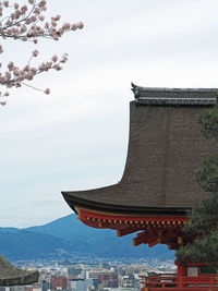 Low angle view of temple