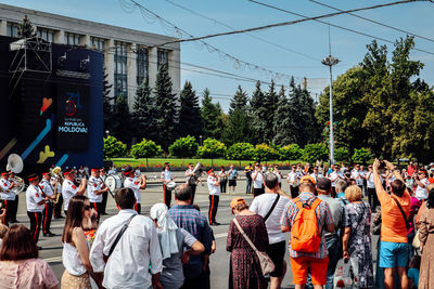 crowd