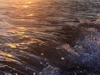 Full frame shot of sea waves