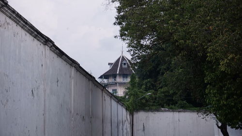 Low angle view of building against sky