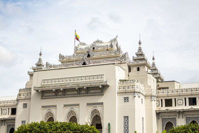 The town hall of rangoon, myanmar