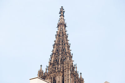 Low angle view of traditional building against sky