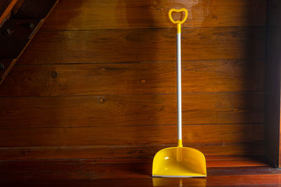 Dustpan on floor