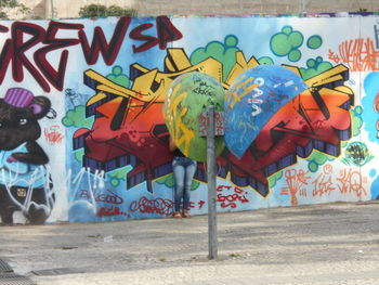 Graffiti on wall