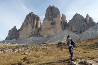 Full length of man standing land