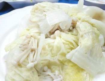 Close-up of food in plate