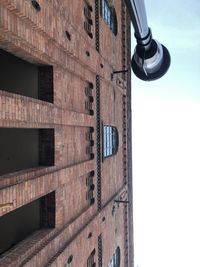 Low angle view of building against sky