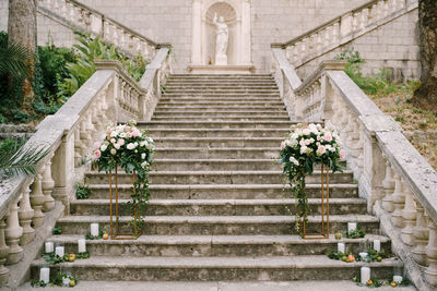 Low angle view of staircase