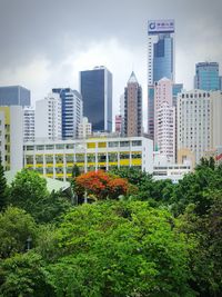 Modern buildings in city