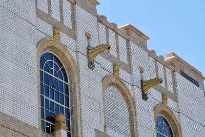 Low angle view of building against sky