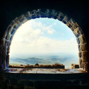 View of built structure against cloudy sky