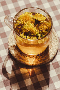 Close-up of food in bowl on table