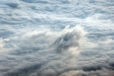 Low angle view of clouds in sky