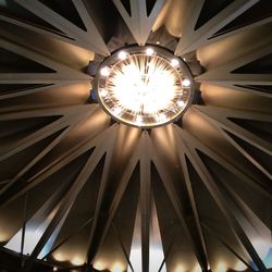 Low angle view of ceiling