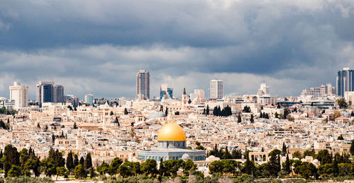 Jerusalem, skyline of the israeli city.