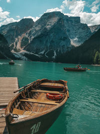 Boat in sea