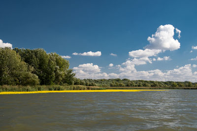 Scenic view of river against sky
